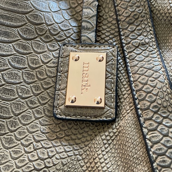 mark brand crocodile faux leather purse Green - Picture 14 of 15